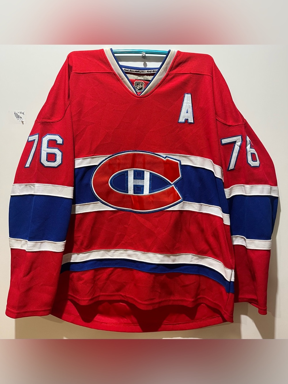 Reebok Montreal Canadiens P.K. Subban #76 mens jersey Sz 54